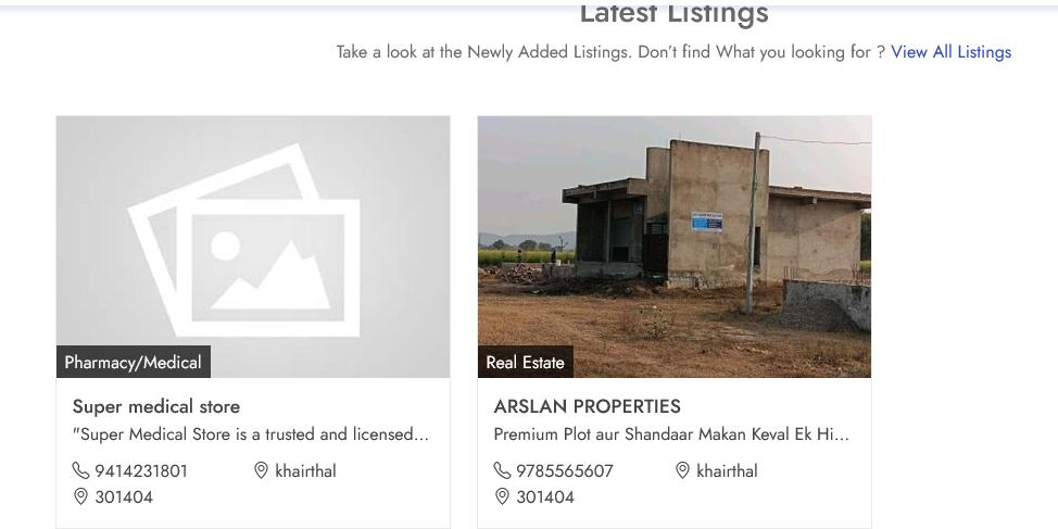 EasyConnect listings